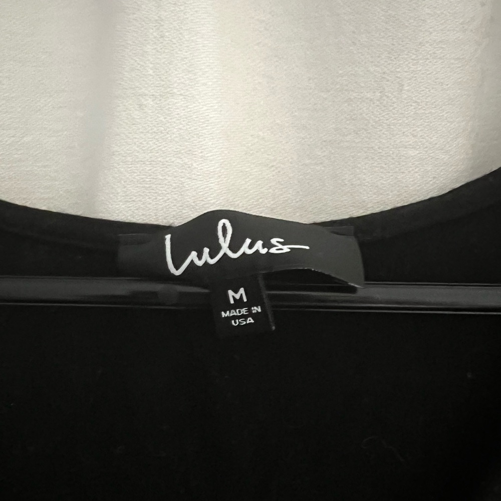 Lulu's Black Long Sleeve Dress